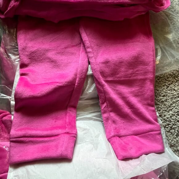 ❤ NWT The Children’s Place Toddler Girls Heart Velour 2-Piece Outfit Set - Pink - Picture 7 of 9